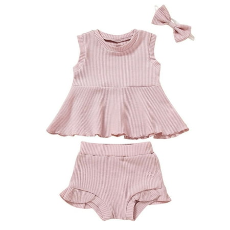 Fesfesfes Toddler Baby Girls Clothes Bow Dress Top Panties Solid Color Summer Dress Suit Spring Saving Sale
Fesfesfes Toddler Baby Girls Clothes Bow Dress Top Panties Solid Color Summer Dress Suit Spring Saving Sale