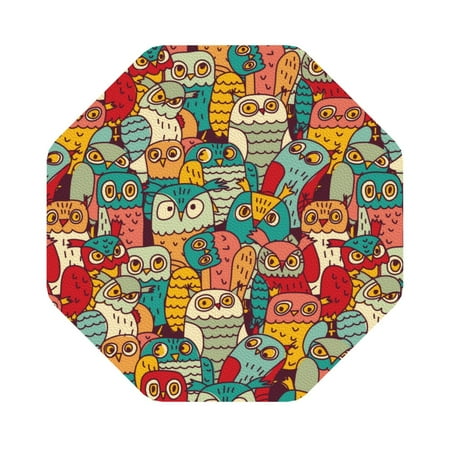 Coaee Funny Owl Bird Print Leather Coasters Set of 6 Non-Slip Washable Cup Coasters for Home Office Bar Octagon
Coaee Funny Owl Bird Print Leather Coasters Set of 6 Non-Slip Washable Cup Coasters for Home Office Bar Octagon