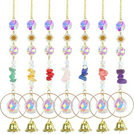 7pcs Color Crystal Sun Catcher Color Crystal Prism Pendant for Christmas Wedding Garden Car
7pcs Color Crystal Sun Catcher Color Crystal Prism Pendant for Christmas Wedding Garden Car
