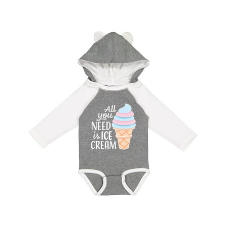 Inktastic All You Need is Ice Cream with Ice Cream Cone Gift Baby Boy or Baby Girl Long Sleeve Bodysuit
Inktastic All You Need is Ice Cream with Ice Cream Cone Gift Baby Boy or Baby Girl Long Sleeve Bodysuit
