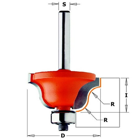 Cmt Roman Ogee Bit 1/4 In. Shank 1/4 In. Radius