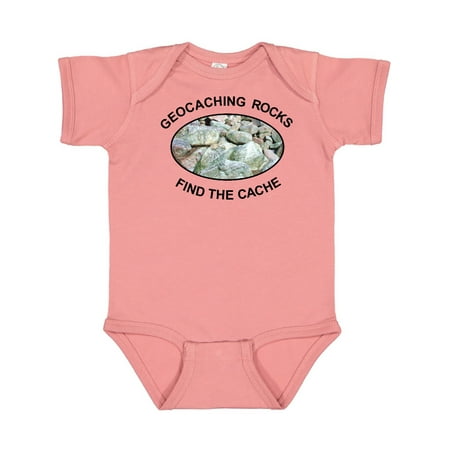 Inktastic Geocaching Rocks Rocks Gift Baby Boy or Baby Girl Bodysuit