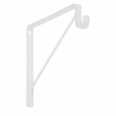 National 2PK 108BC White Shelf/Rod Bracket Designed For Mounting Shelves & Close
National 2PK 108BC White Shelf/Rod Bracket Designed For Mounting Shelves & Close