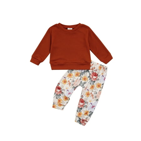 0-3Y Toddler Girls Waffle T-shirt+Trouser Sets Solid Long Sleeve Top+Flower Long Pant Casual Outfits
0-3Y Toddler Girls Waffle T-shirt+Trouser Sets Solid Long Sleeve Top+Flower Long Pant Casual Outfits