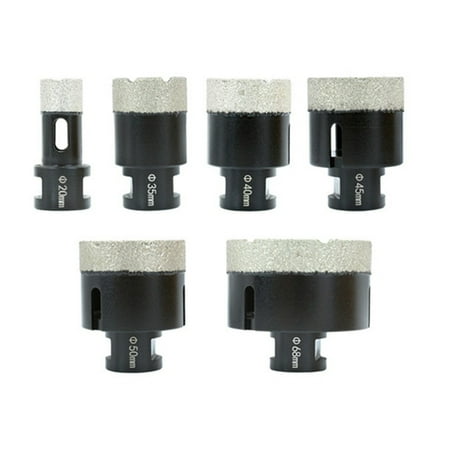 6Pcs M14 Thread Diamond Dry Vacuum Brazed Drilling Core Bits Set Porcelain Tiles Granite Tool
6Pcs M14 Thread Diamond Dry Vacuum Brazed Drilling Core Bits Set Porcelain Tiles Granite Tool
