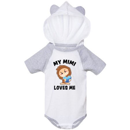 Inktastic Cute Bigfoot My Mimi Loves Me Gift Baby Boy Bodysuit