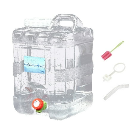 Water Container with Spout | Camping Water Storage Bucket Water Dispenser for Beverage | Portable Water Tank with Ergonomic Handle
Water Container with Spout | Camping Water Storage Bucket Water Dispenser for Beverage | Portable Water Tank with Ergonomic Handle