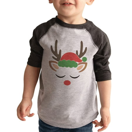 7 ate 9 Apparel Kids Merry Christmas Shirts - Reindeer with Santa Hat - Grey Shirt 6 Months
7 ate 9 Apparel Kids Merry Christmas Shirts - Reindeer with Santa Hat - Grey Shirt 6 Months