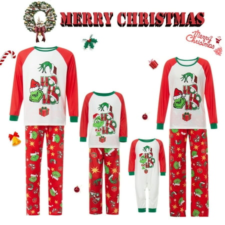 Family Matching Christmas Pajamas Set Elf Print Top Pants Xmas Holiday Loungewear Sleepwear Set PJS Outfit for Adult Kids Baby
Family Matching Christmas Pajamas Set Elf Print Top Pants Xmas Holiday Loungewear Sleepwear Set PJS Outfit for Adult Kids Baby