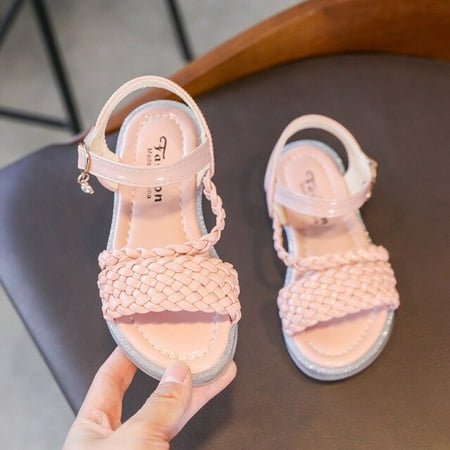 DancePeanut Children Girls Hook & Loop Classic Weave Beach Sandals For Kids Non-slip Summer Shoes Size 26-36
DancePeanut Children Girls Hook & Loop Classic Weave Beach Sandals For Kids Non-slip Summer Shoes Size 26-36