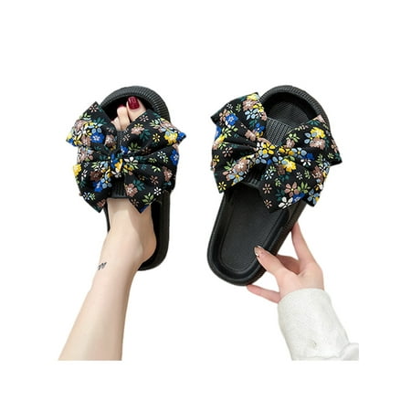 Difumos Ladies Cozy Flat Heels Flats Non-slip Floral House Shoes Home Cool Open Toe Comfortable Summer Slippers
Difumos Ladies Cozy Flat Heels Flats Non-slip Floral House Shoes Home Cool Open Toe Comfortable Summer Slippers