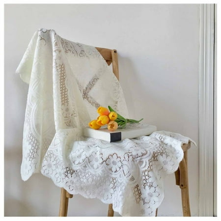Vintage White Lace Tablecloth Durable Table Cover Square Flower Printed for Home Table Decoration Supplies 90*90cm A
Vintage White Lace Tablecloth Durable Table Cover Square Flower Printed for Home Table Decoration Supplies 90*90cm A