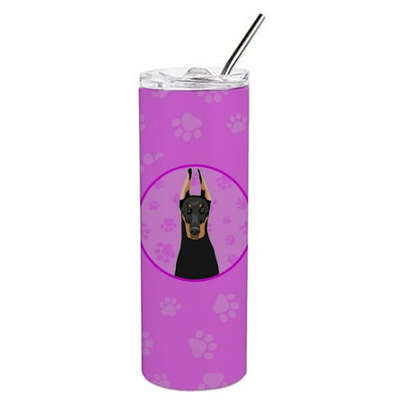 Caroline s Treasures WDK1267TBL20 Doberman Pinscher Black and Rust Cropped Ears Stainless Steel 20 oz Skinny Tumbler 
Caroline s Treasures WDK1267TBL20 Doberman Pinscher Black and Rust Cropped Ears Stainless Steel 20 oz Skinny Tumbler