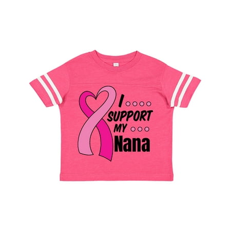 Inktastic Breast Cancer Awareness I Support My Nana with Pink Ribbon Gift Toddler Boy or Toddler Girl T-Shirt
Inktastic Breast Cancer Awareness I Support My Nana with Pink Ribbon Gift Toddler Boy or Toddler Girl T-Shirt