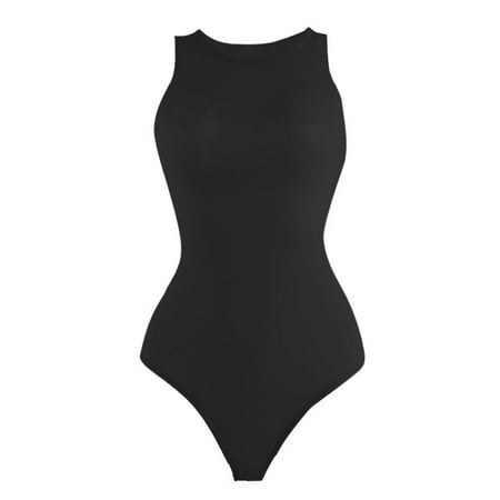 DORKASM Womens Seamless Tank Shapewear Slimming Thong Tummy Control Bodysuit Seamless Body Shaper Black XL
DORKASM Womens Seamless Tank Shapewear Slimming Thong Tummy Control Bodysuit Seamless Body Shaper Black XL