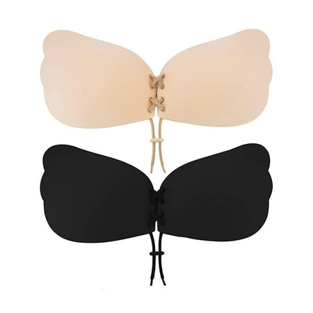 2 Pairs Super Sticky Bras Strapless Bra for Women Reusable Self Adhesive Backless Bra Stick on Bra Push up for Large Breasts
2 Pairs Super Sticky Bras Strapless Bra for Women Reusable Self Adhesive Backless Bra Stick on Bra Push up for Large Breasts