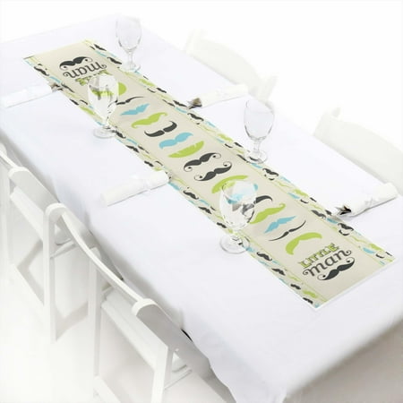Big Dot of Happiness Dashing Little Man Mustache - Petite Baby Shower or Birthday Party Paper Table Runner - 12 x 60 inches
Big Dot of Happiness Dashing Little Man Mustache - Petite Baby Shower or Birthday Party Paper Table Runner - 12 x 60 inches