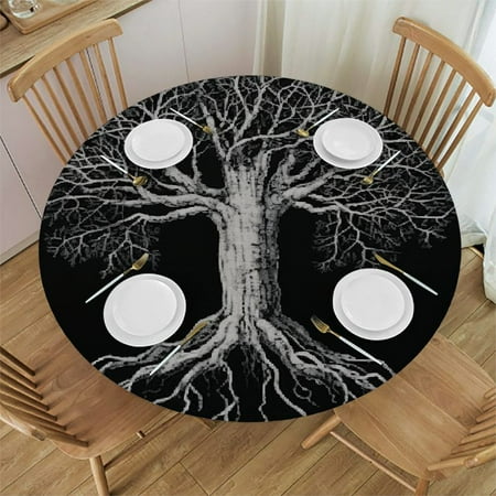 Patifu 1703835020601201 Round Table Cover Stain Resistant Washable Indoor Outdoor Tablecloth Kitchen Dining Wedding Parties Outdoor Fitted 100% Polyester Fiber 46-50
Patifu 1703835020601201 Round Table Cover Stain Resistant Washable Indoor Outdoor Tablecloth Kitchen Dining Wedding Parties Outdoor Fitted 100% Polyester Fiber 46-50