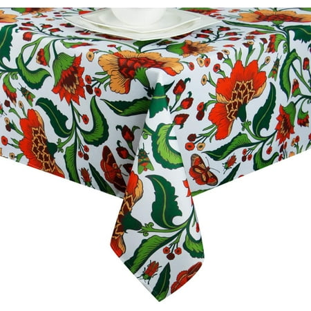 Outdoor Indoor Spill Proof Waterproof Tablecloth Vintage Floral Design Patio Fabric Table Cover Home Décor Wrinkle Free Table Cloths for Dinner/BBQs(60x102 inch Rectangle/Oblong)
Outdoor Indoor Spill Proof Waterproof Tablecloth Vintage Floral Design Patio Fabric Table Cover Home Décor Wrinkle Free Table Cloths for Dinner/BBQs(60x102 inch Rectangle/Oblong)