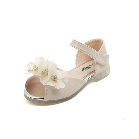 Binmer Children Girls Sandals Princess Open-Toed Soft Bottom Pearl Beaded Flowers Shoes
Binmer Children Girls Sandals Princess Open-Toed Soft Bottom Pearl Beaded Flowers Shoes