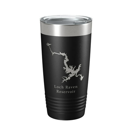 Loch Raven Reservoir Tumbler Lake Map Travel Mug Insulated Laser Engraved Coffee Cup Maryland 20 oz Black
Loch Raven Reservoir Tumbler Lake Map Travel Mug Insulated Laser Engraved Coffee Cup Maryland 20 oz Black