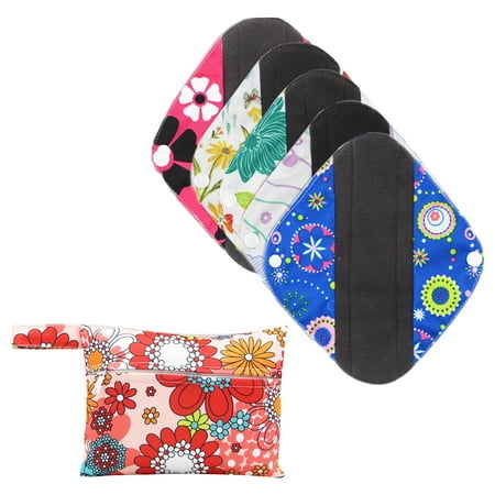 OUNONA Pads Reusable Cloth Sanitary Menstrual Washable Period Feminine Panty Liners Mama Napkins
OUNONA Pads Reusable Cloth Sanitary Menstrual Washable Period Feminine Panty Liners Mama Napkins