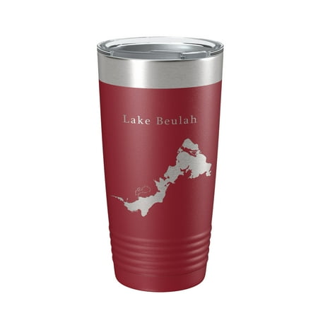 Lake Beulah Map Tumbler Travel Mug Insulated Laser Engraved Coffee Cup Wisconsin 20 oz Maroon
Lake Beulah Map Tumbler Travel Mug Insulated Laser Engraved Coffee Cup Wisconsin 20 oz Maroon