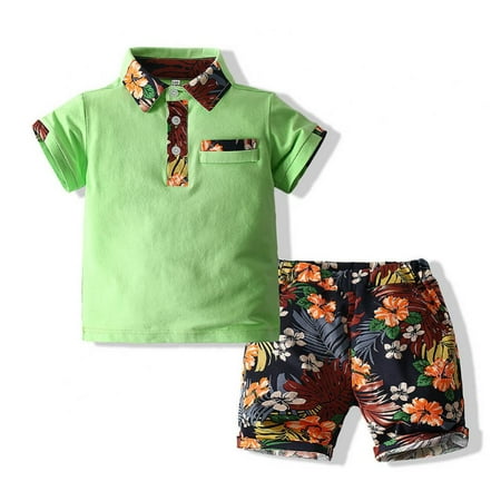 Baozhu Kids Short Sleeve Button Down Shirt+shorts Suits Casual Beach Hawaiian Outfit Toddler Baby Boy Summer Casual Outfit 5-6 Years
Baozhu Kids Short Sleeve Button Down Shirt+shorts Suits Casual Beach Hawaiian Outfit Toddler Baby Boy Summer Casual Outfit 5-6 Years