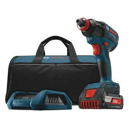 BOSCH IDH182WC-101 Cordless Impact Driver Kit,18.0 V,4.0Ah G3111398