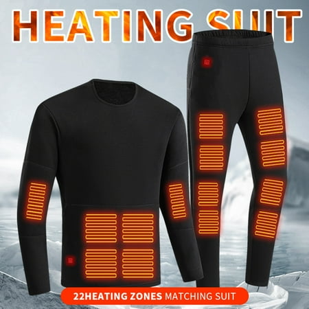 Patlollav Mens Intelligent Electric Heating Sets Heating and Thermal Underwear Suit
Patlollav Mens Intelligent Electric Heating Sets Heating and Thermal Underwear Suit