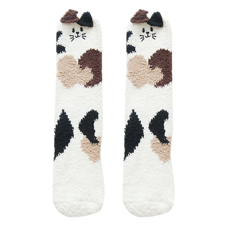 Champagne Color Pantyhose Womens Winter Coral Fleece Socks Thickened Warm Sleeping Floor Socks Letter D Stocking
Champagne Color Pantyhose Womens Winter Coral Fleece Socks Thickened Warm Sleeping Floor Socks Letter D Stocking
