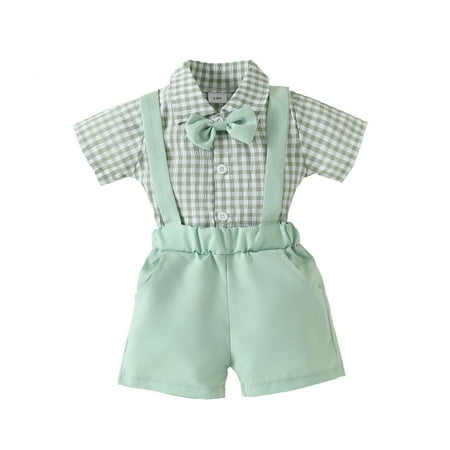 Child Boys Print Short Sleeve Bowknot Rompers Tops Overalls 2Pcs Set Outfits Summer Outfits
Child Boys Print Short Sleeve Bowknot Rompers Tops Overalls 2Pcs Set Outfits Summer Outfits