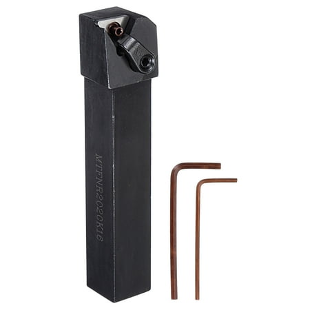 Uxcell 3/4 CNC Lathe Indexable Carbide Turning Tool Holder 90° MTFNR2020K16
