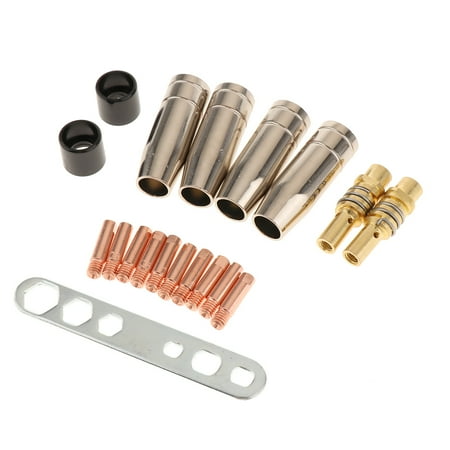 19pcs Mig Welding 15Ak Accessories Stainless Steel Protective Cover And Rod Tips Welding
19pcs Mig Welding 15Ak Accessories Stainless Steel Protective Cover And Rod Tips Welding