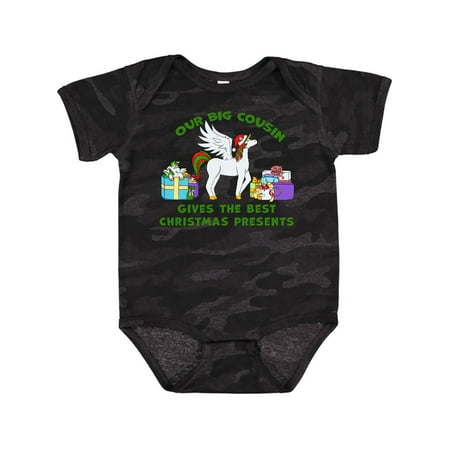 Inktastic Our Big Cousin Gives the Best Christmas Presents in Green Gift Baby Boy or Baby Girl Bodysuit
Inktastic Our Big Cousin Gives the Best Christmas Presents in Green Gift Baby Boy or Baby Girl Bodysuit