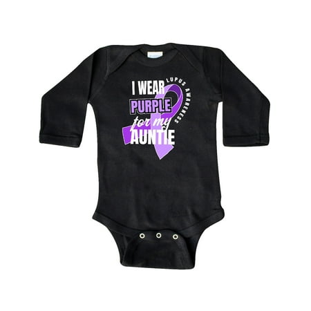 Inktastic I Wear Purple For My Auntie Lupus Awareness Gift Baby Boy or Baby Girl Long Sleeve Bodysuit
Inktastic I Wear Purple For My Auntie Lupus Awareness Gift Baby Boy or Baby Girl Long Sleeve Bodysuit