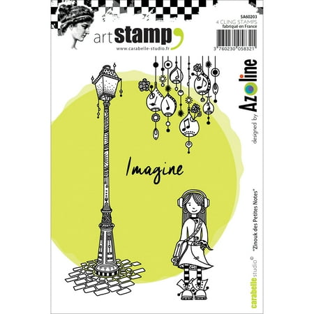 Carabelle Studio Cling Stamp A6-Zinouk Of The Little Notes, Pk 1