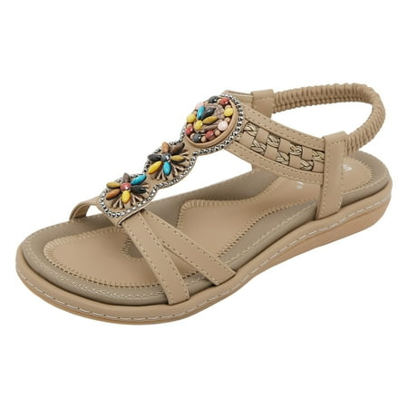 Ediodpoh Women Clip Toe Sandals Jelly Beach Flip Flops Female Students Korean Fashion Wear Summer Flat Sandals Women s Sandals Khaki 7.5(39)
Ediodpoh Women Clip Toe Sandals Jelly Beach Flip Flops Female Students Korean Fashion Wear Summer Flat Sandals Women s Sandals Khaki 7.5(39)