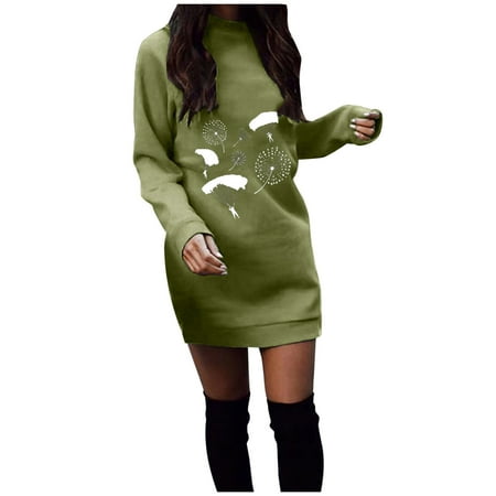 Aueoeo Cocktail Dresses for Women Evening Party Plus Size Party Dress Women s Fashion Casual Comfortable Long Sleeve Solid Round-Neck Print Dress
Aueoeo Cocktail Dresses for Women Evening Party Plus Size Party Dress Women s Fashion Casual Comfortable Long Sleeve Solid Round-Neck Print Dress