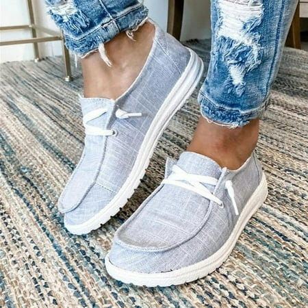 Women s Lace-up Loafers Lightweight Casual Boat Shoes with Arch Support Slip-on Sneakers Walking Canvas Shoes
Women s Lace-up Loafers Lightweight Casual Boat Shoes with Arch Support Slip-on Sneakers Walking Canvas Shoes