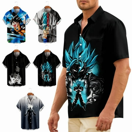 Anime Dragon Ball Button Up Hawaii Shirts 3D Print Summer Costume for Boys 5-14 Years
Anime Dragon Ball Button Up Hawaii Shirts 3D Print Summer Costume for Boys 5-14 Years