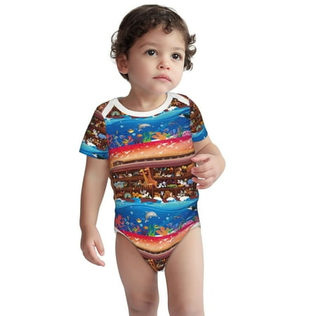 Fotbe Animals On Noah s Ark2 Pattern Unisex-baby Short-sleeve Bodysuit Short Sleeve Bodysuits One-piece 100% Organic Cotton for Infant Baby Boys Unisex-12 Months
Fotbe Animals On Noah s Ark2 Pattern Unisex-baby Short-sleeve Bodysuit Short Sleeve Bodysuits One-piece 100% Organic Cotton for Infant Baby Boys Unisex-12 Months