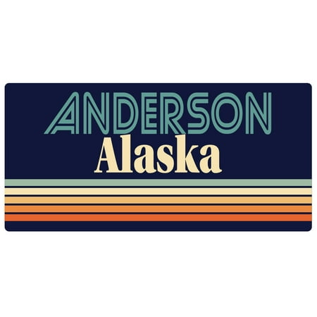 Anderson Alaska 5 x 2.5-Inch Fridge Magnet Retro Design