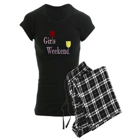 CafePress - Girls Weekend Wine - Women s Dark Pajamas