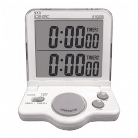 Sper Scientific 810005 White Large Display Timer