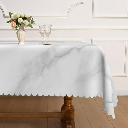 Mizhona Gray and White Marble Tablecloth Rectangle Modern Table Cloth for Kitchen Dinner Decor 60 x120
Mizhona Gray and White Marble Tablecloth Rectangle Modern Table Cloth for Kitchen Dinner Decor 60 x120