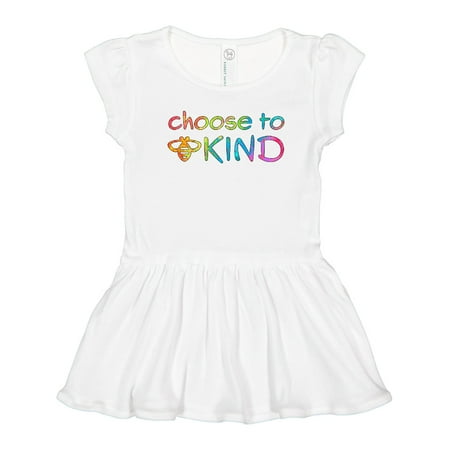 Inktastic Choose to Be Kind Colorful Bee Gift Toddler Girl Dress