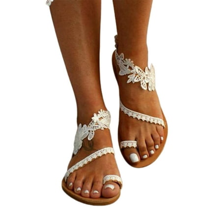 Eleluny Women Lace Flower Sandals Flats Beach Slippers Summer Casual Comfy Shoes Women s Shoes US 10
Eleluny Women Lace Flower Sandals Flats Beach Slippers Summer Casual Comfy Shoes Women s Shoes US 10