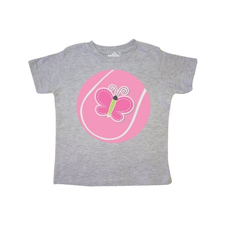 Inktastic Tennis Pink Ball Gift Toddler Toddler Girl T-Shirt