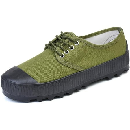 Men s canvas shoes fashionable casual sports shoes low-cut lace-up green large spikes non-slip and wear-resistant rubber shoes
Men s canvas shoes fashionable casual sports shoes low-cut lace-up green large spikes non-slip and wear-resistant rubber shoes